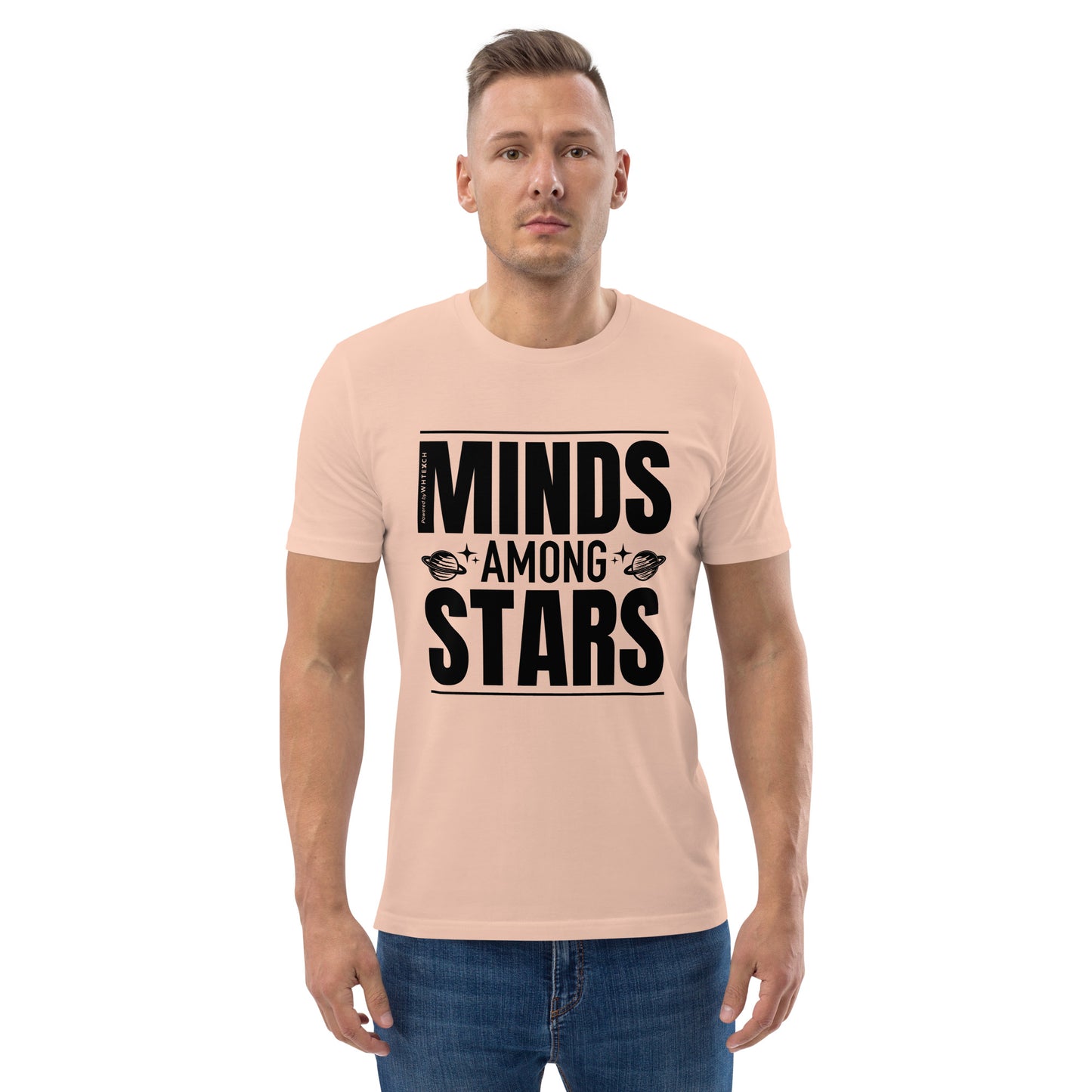 "Minds Among Stars"-Unisex Quality Cotton Tee