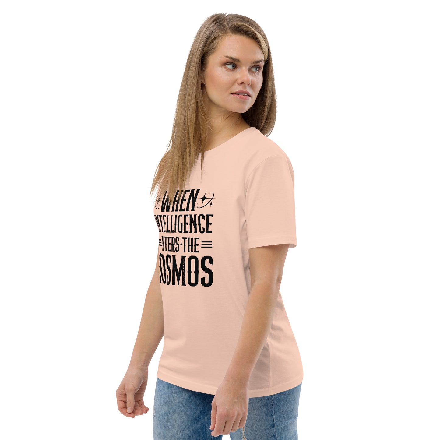 "When Intelligence Enters The Cosmos"-Unisex Quality Cotton Tee