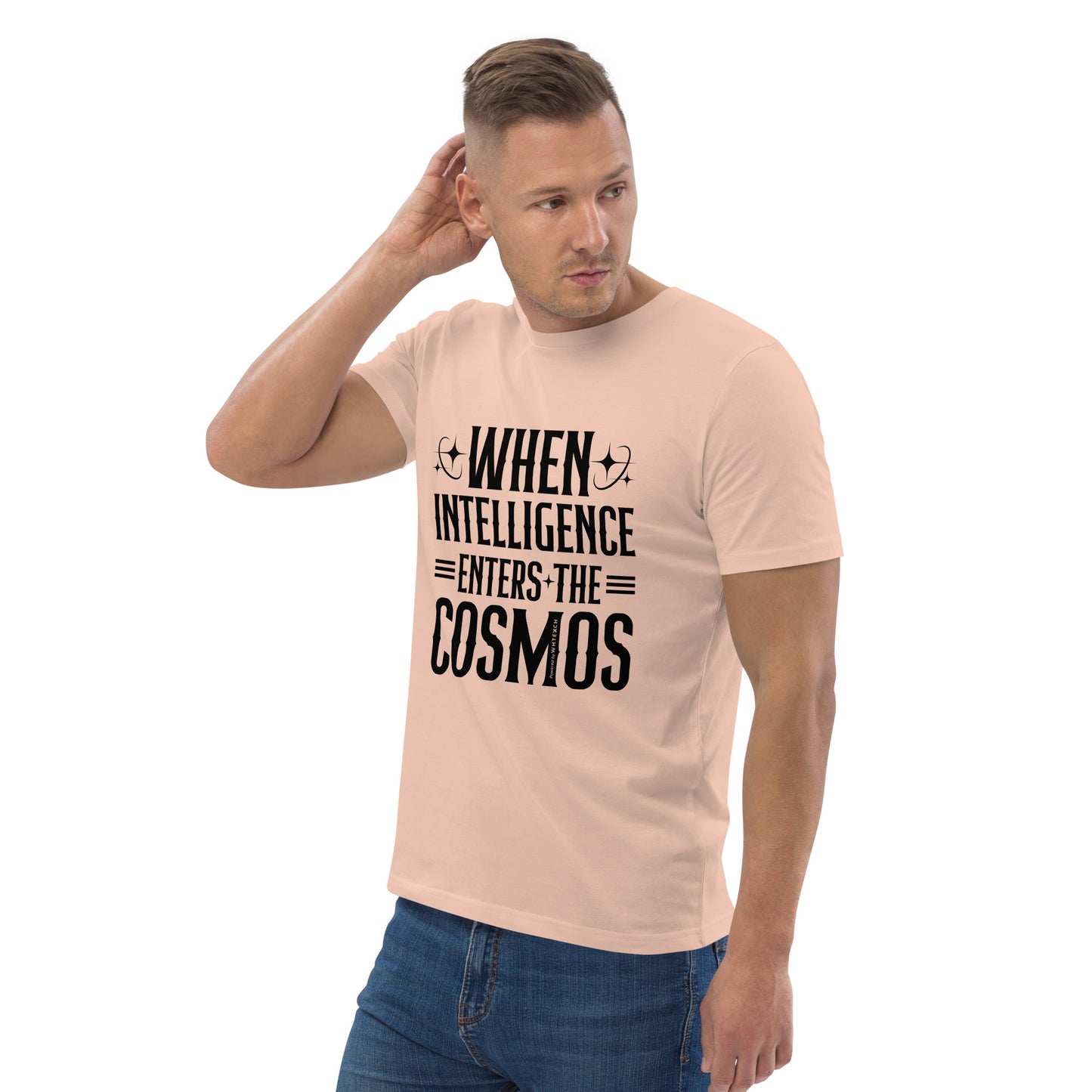 "When Intelligence Enters The Cosmos"-Unisex Quality Cotton Tee