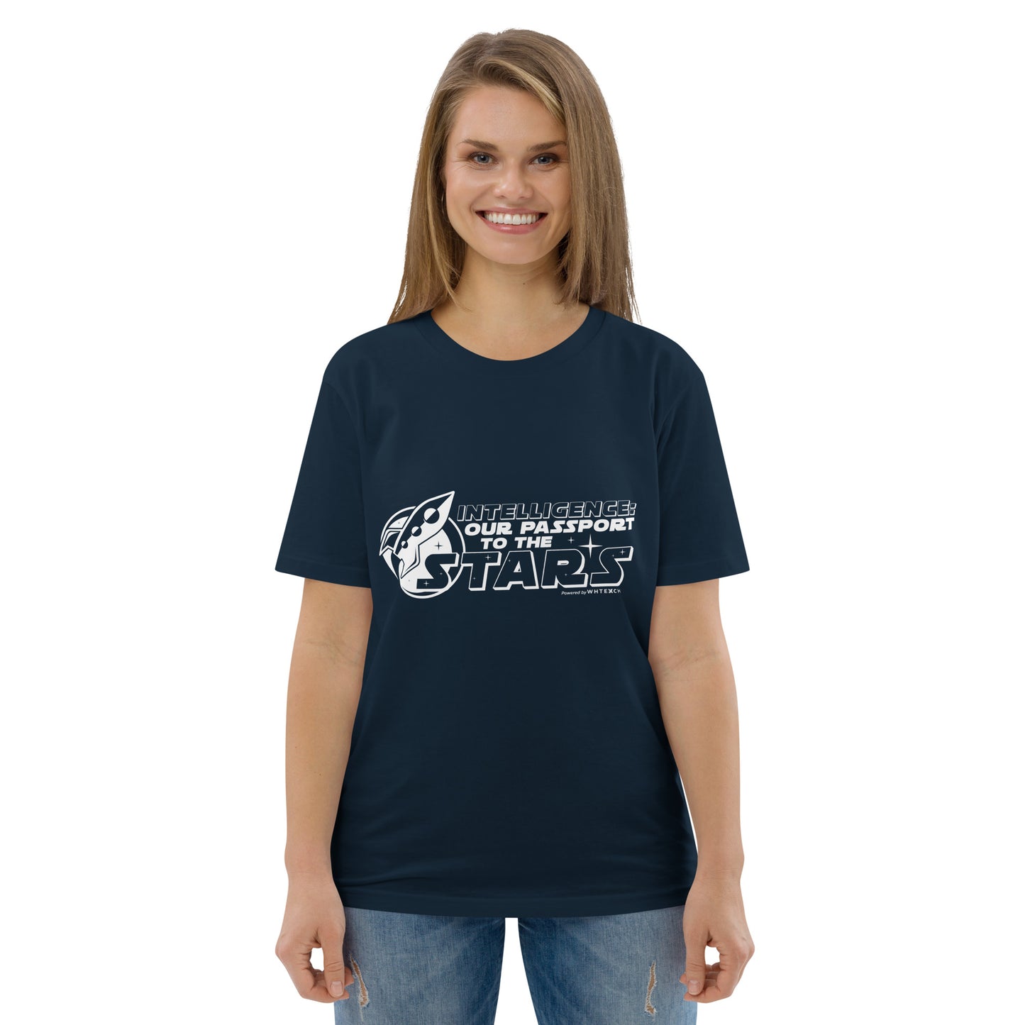 "Intelligence: Our Passport To The Stars"-Unisex Quality Cotton Tee