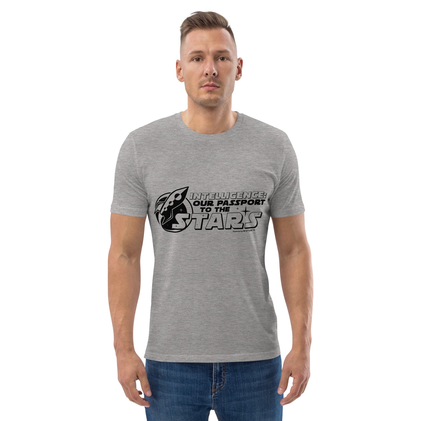 "Intelligence: Our Passport To The Stars"-Unisex Quality Cotton Tee