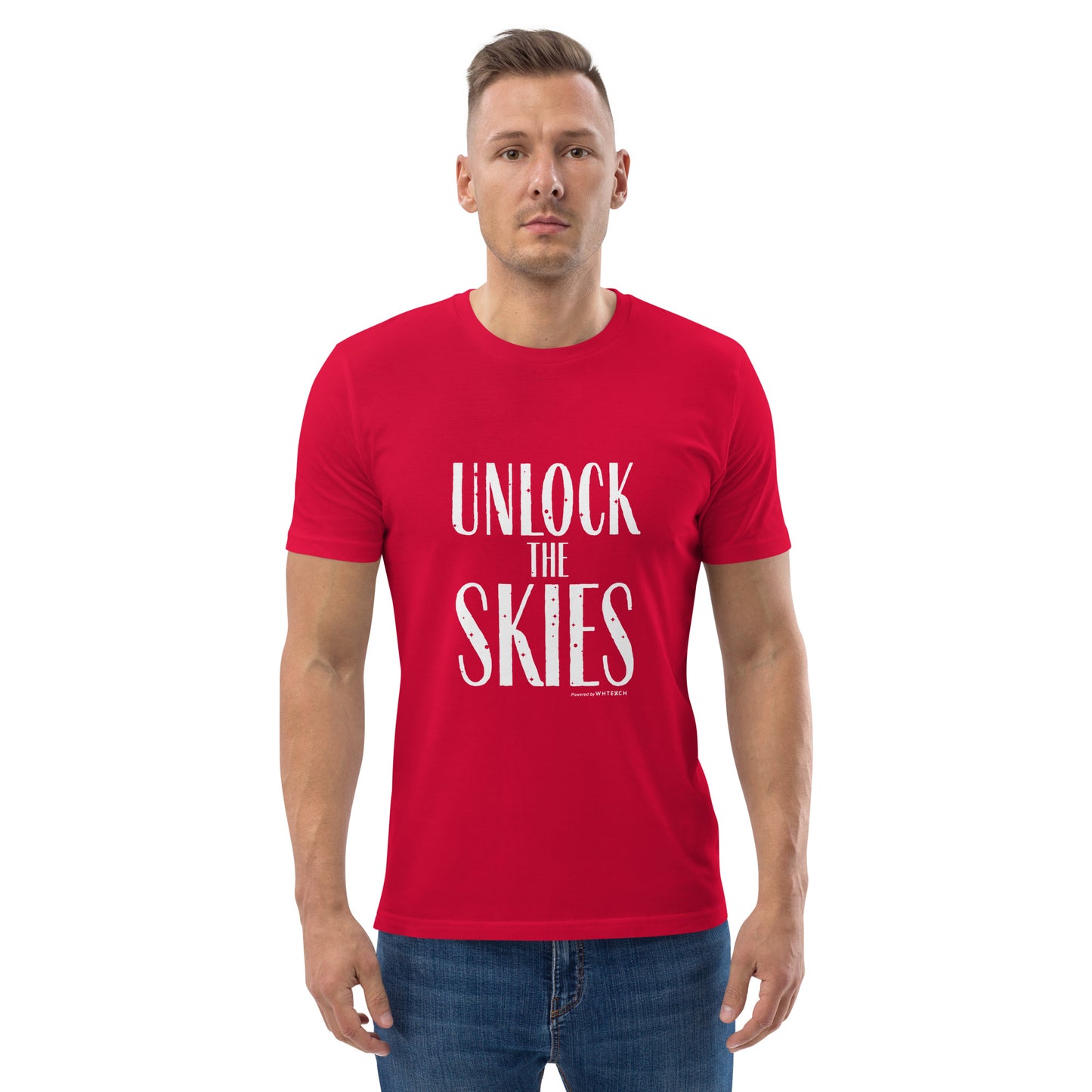 "Unlock The Skies"-Unisex Quality Cotton Tee