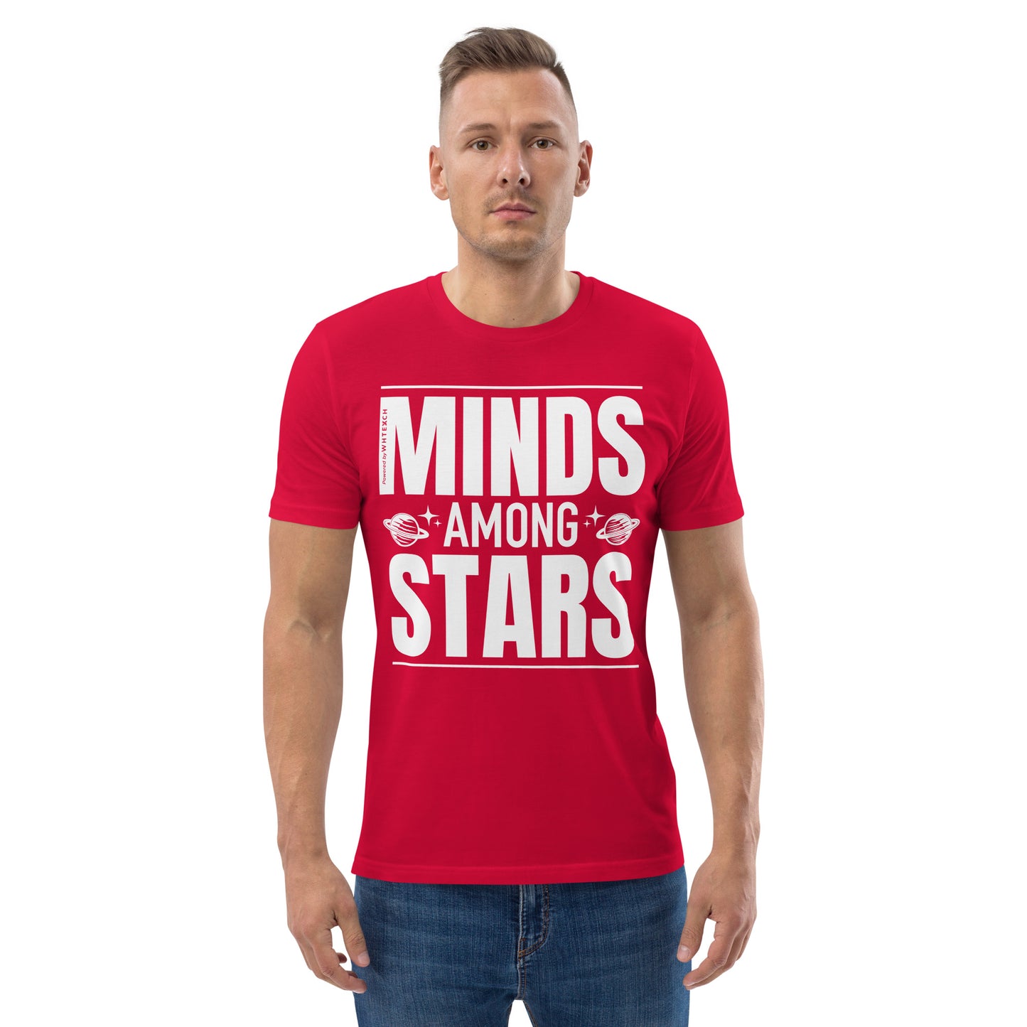 "Minds Among Stars"-Unisex Quality Cotton Tee