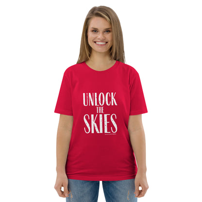 "Unlock The Skies"-Unisex Quality Cotton Tee