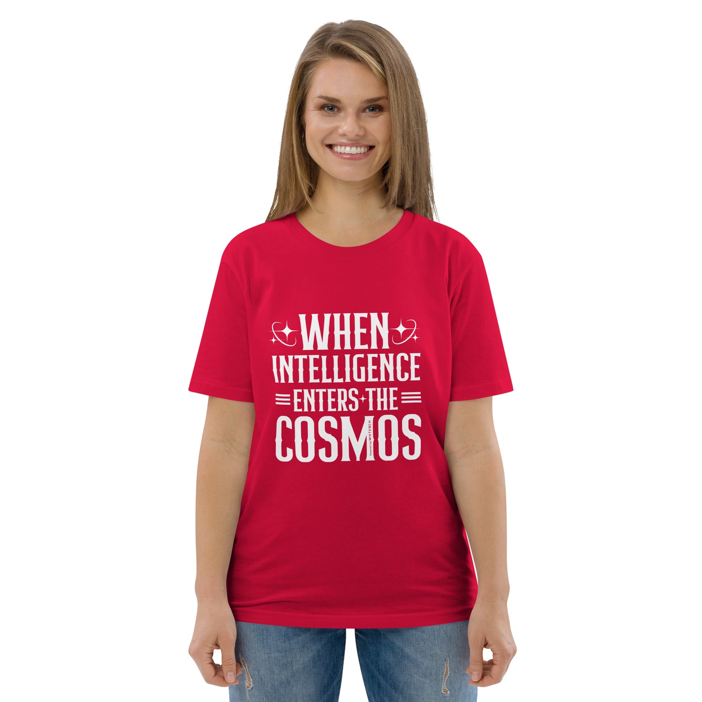 "When Intelligence Enters The Cosmos"-Unisex Quality Cotton Tee