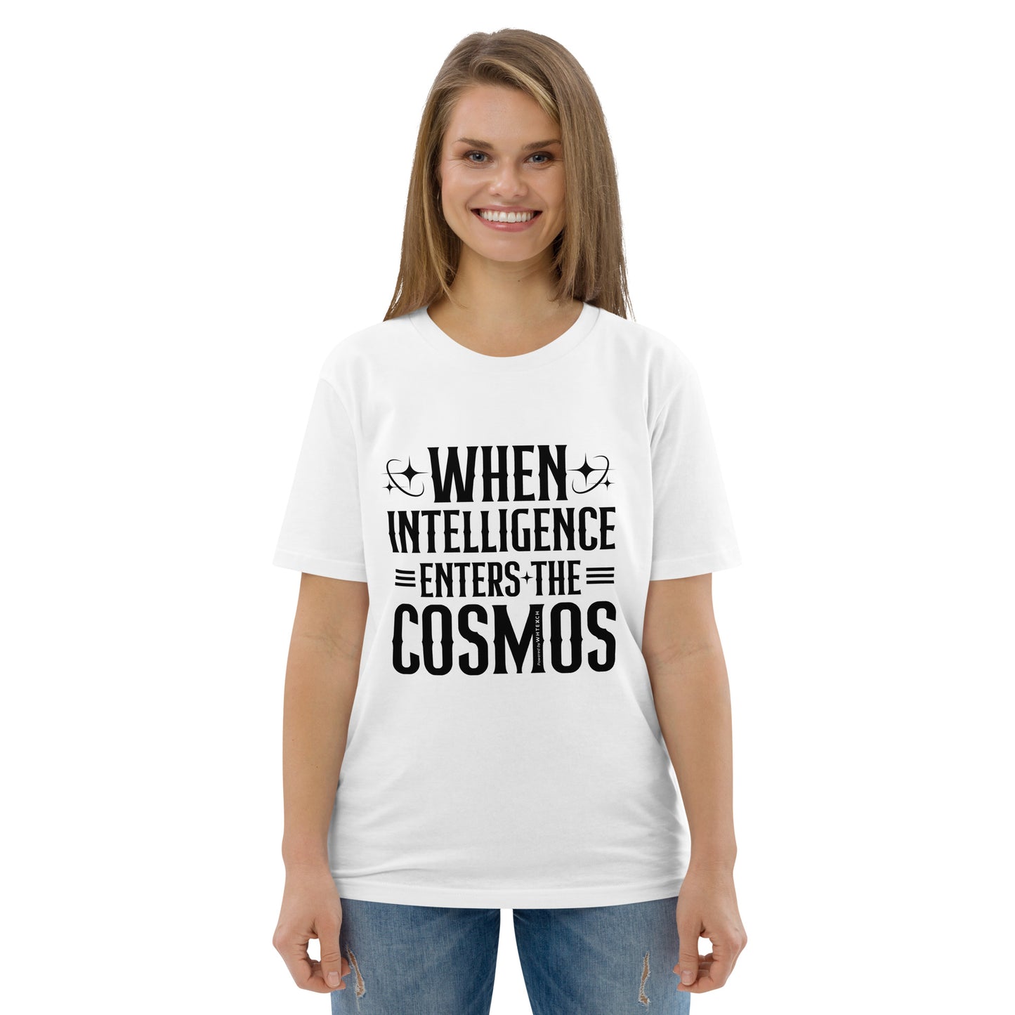 "When Intelligence Enters The Cosmos"-Unisex Quality Cotton Tee