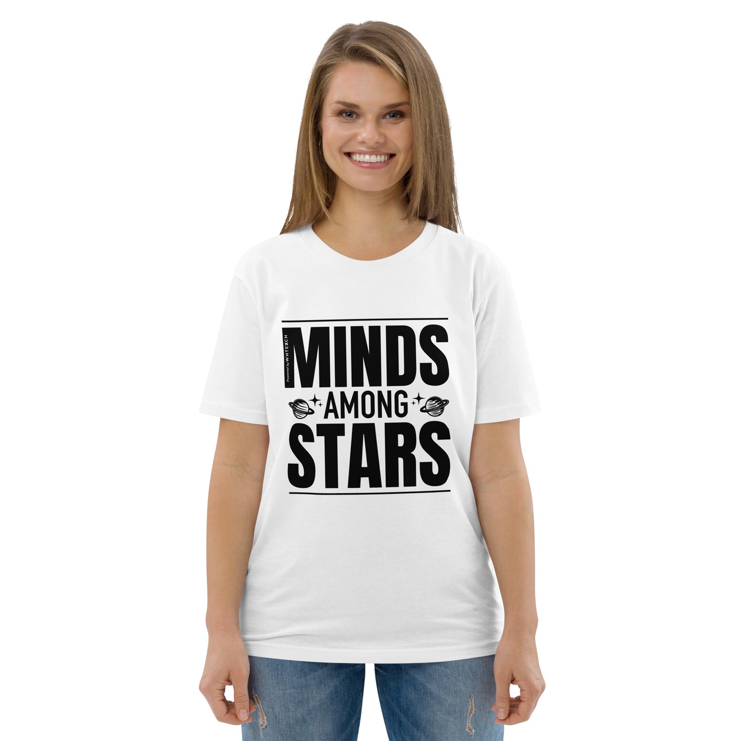 "Minds Among Stars"-Unisex Quality Cotton Tee