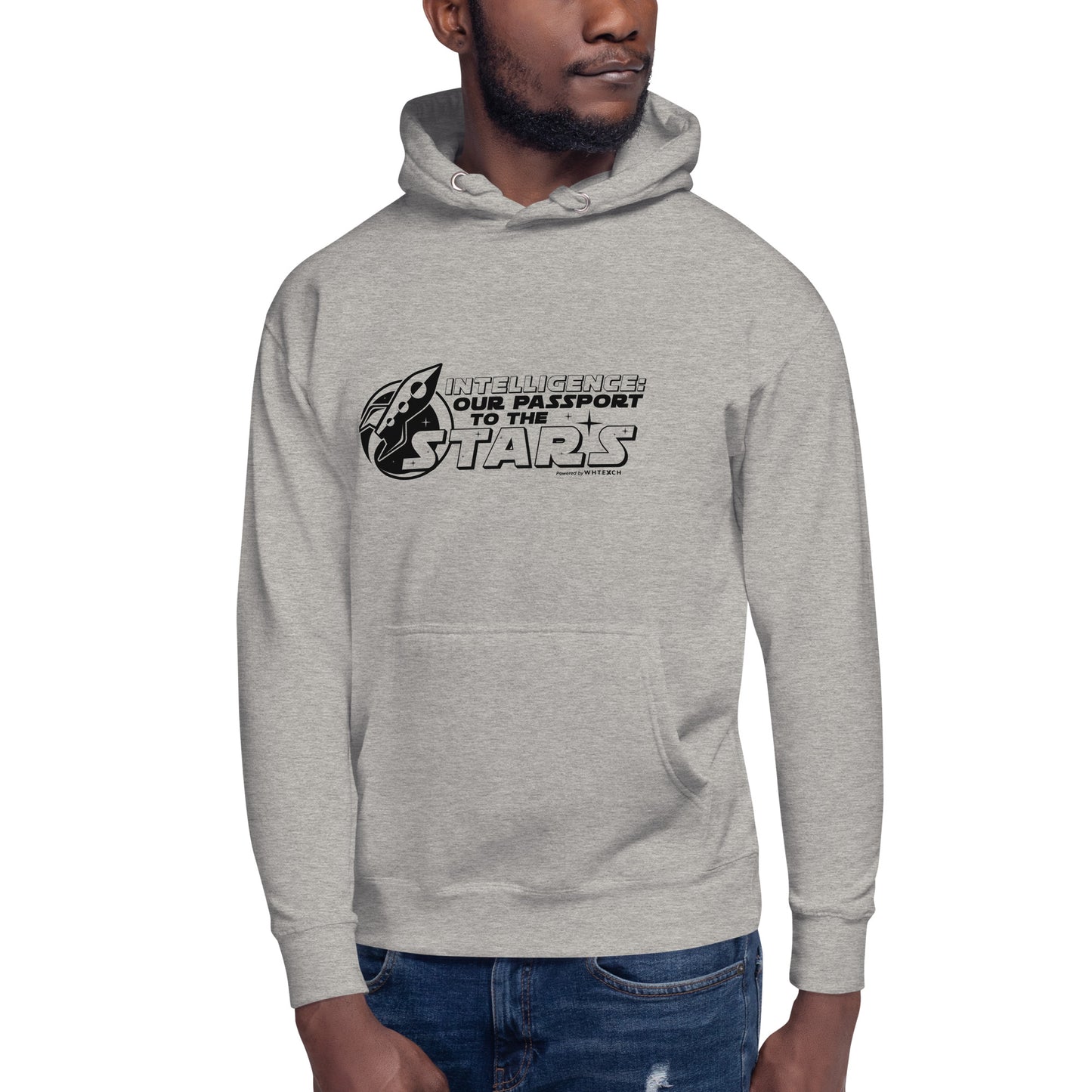 "Intelligence: Our Passport To The Stars"-Unisex Quality Cotton Hoodie