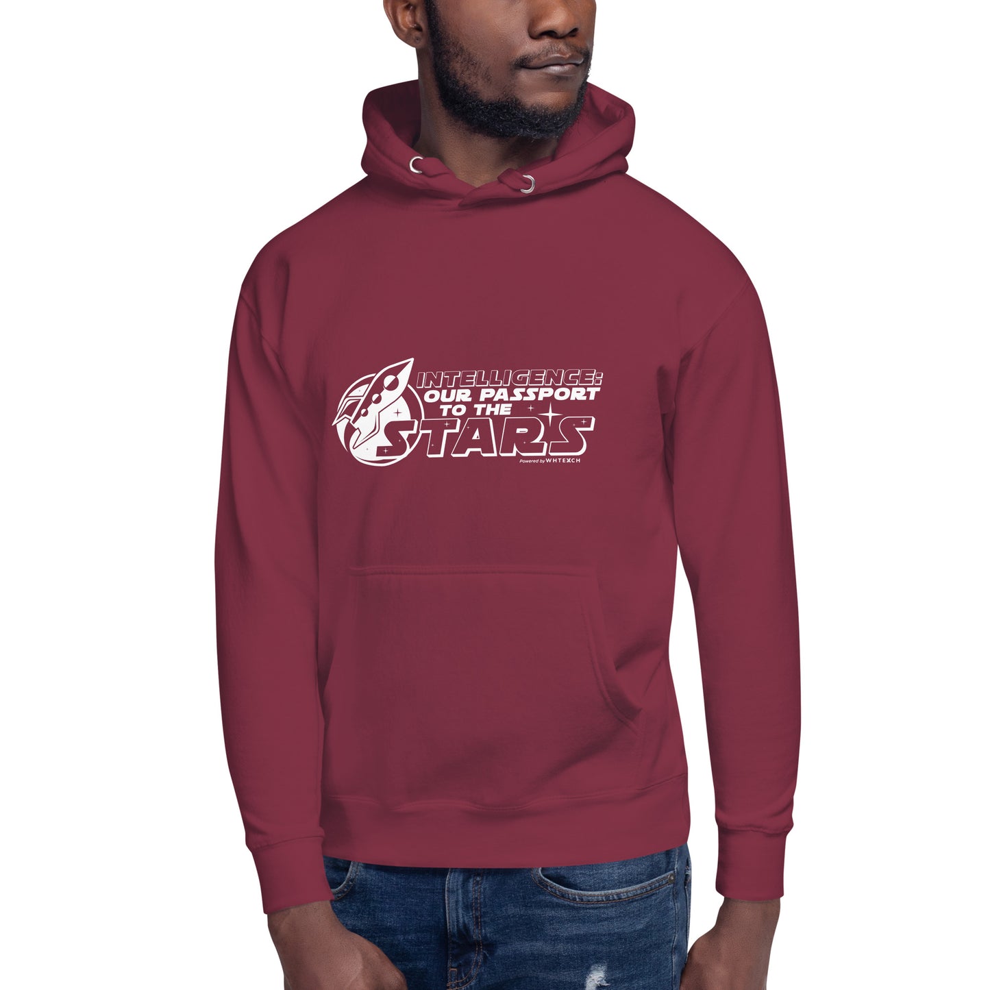 "Intelligence: Our Passport To The Stars"-Unisex Quality Cotton Hoodie