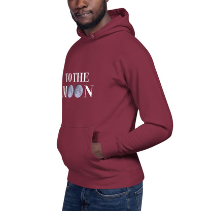 "To The Moon"-Unisex Quality Cotton Hoodie