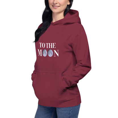 "To The Moon"-Unisex Quality Cotton Hoodie