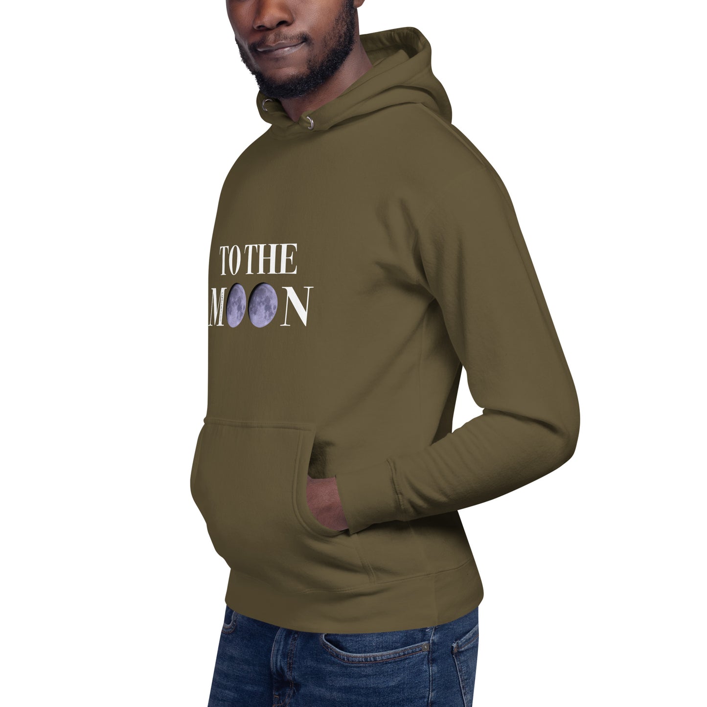 "To The Moon"-Unisex Quality Cotton Hoodie