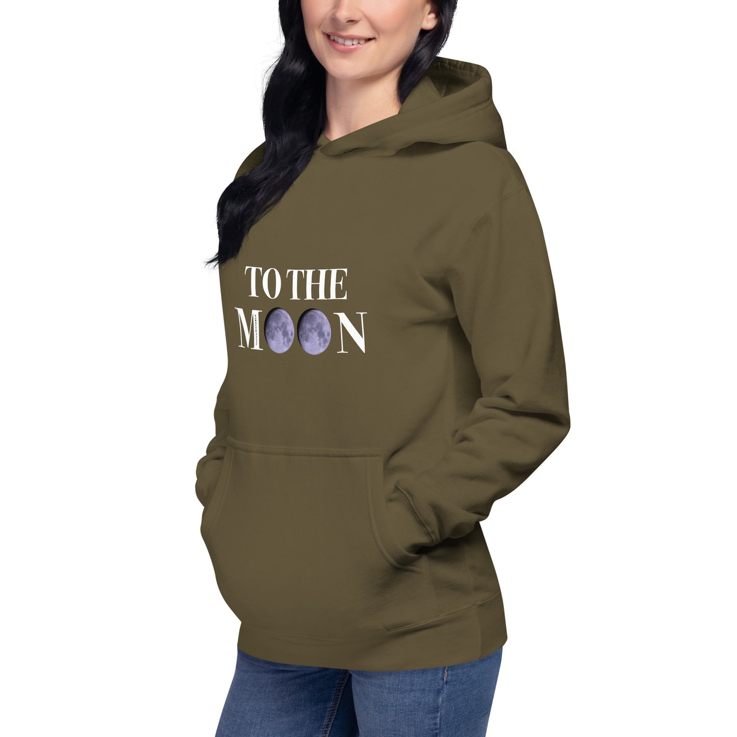 "To The Moon"-Unisex Quality Cotton Hoodie