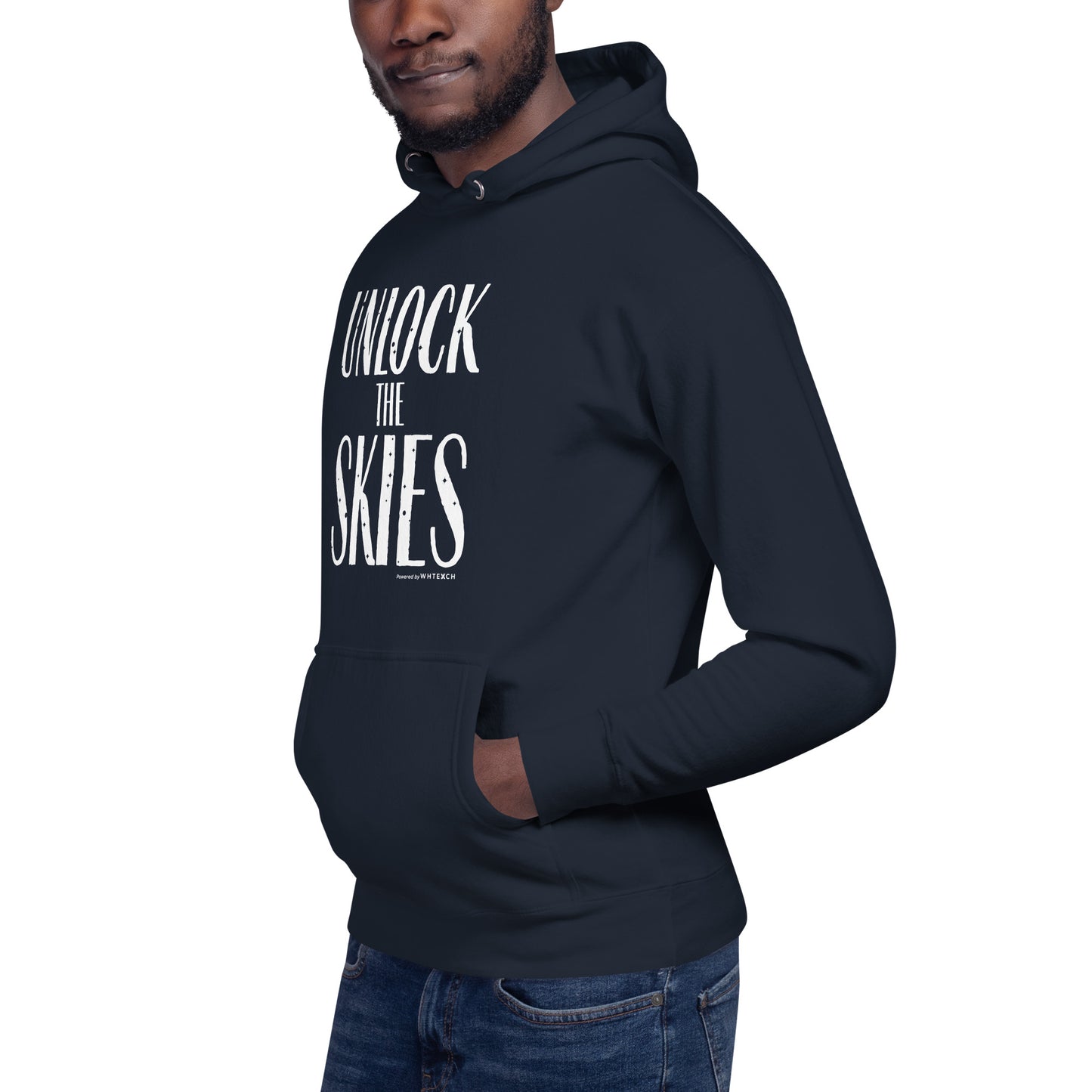 "Unlock The Skies"-Unisex Quality Cotton Hoodie