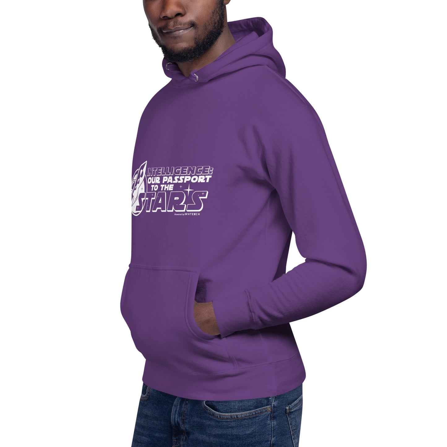 "Intelligence: Our Passport To The Stars"-Unisex Quality Cotton Hoodie