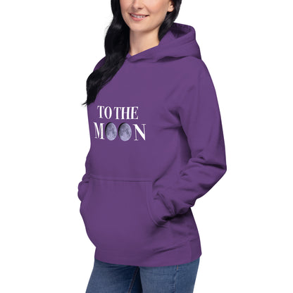 "To The Moon"-Unisex Quality Cotton Hoodie