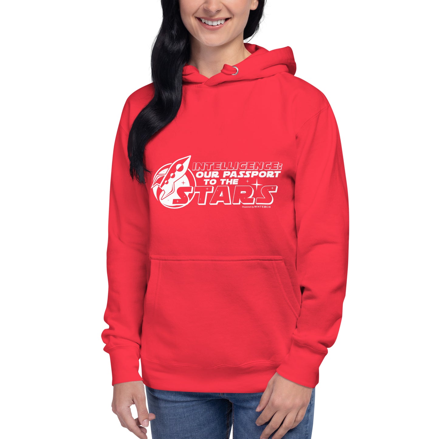 "Intelligence: Our Passport To The Stars"-Unisex Quality Cotton Hoodie