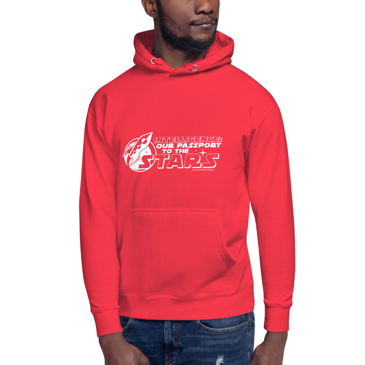 "Intelligence: Our Passport To The Stars"-Unisex Quality Cotton Hoodie