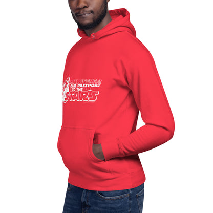 "Intelligence: Our Passport To The Stars"-Unisex Quality Cotton Hoodie