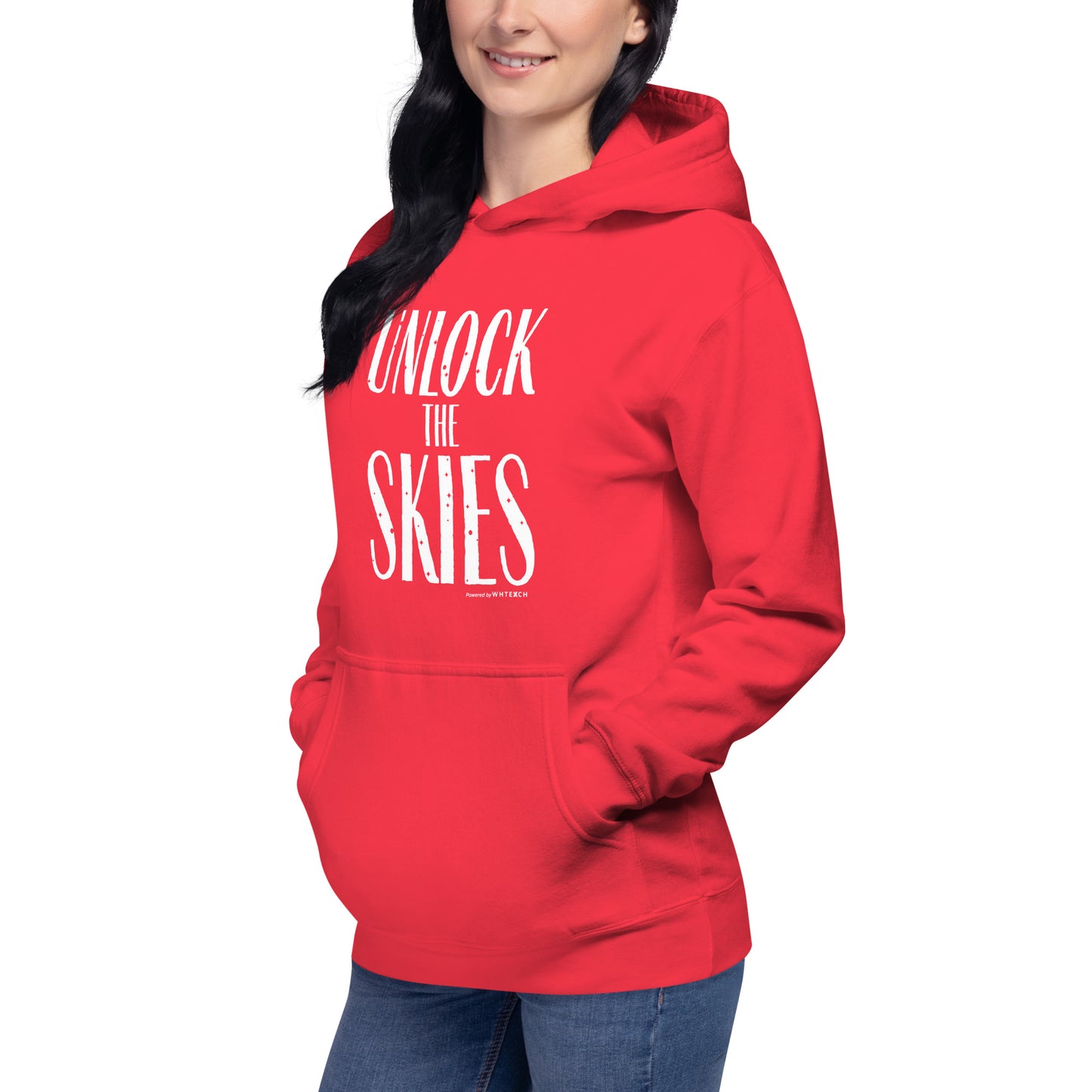 "Unlock The Skies"-Unisex Quality Cotton Hoodie