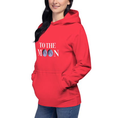 "To The Moon"-Unisex Quality Cotton Hoodie