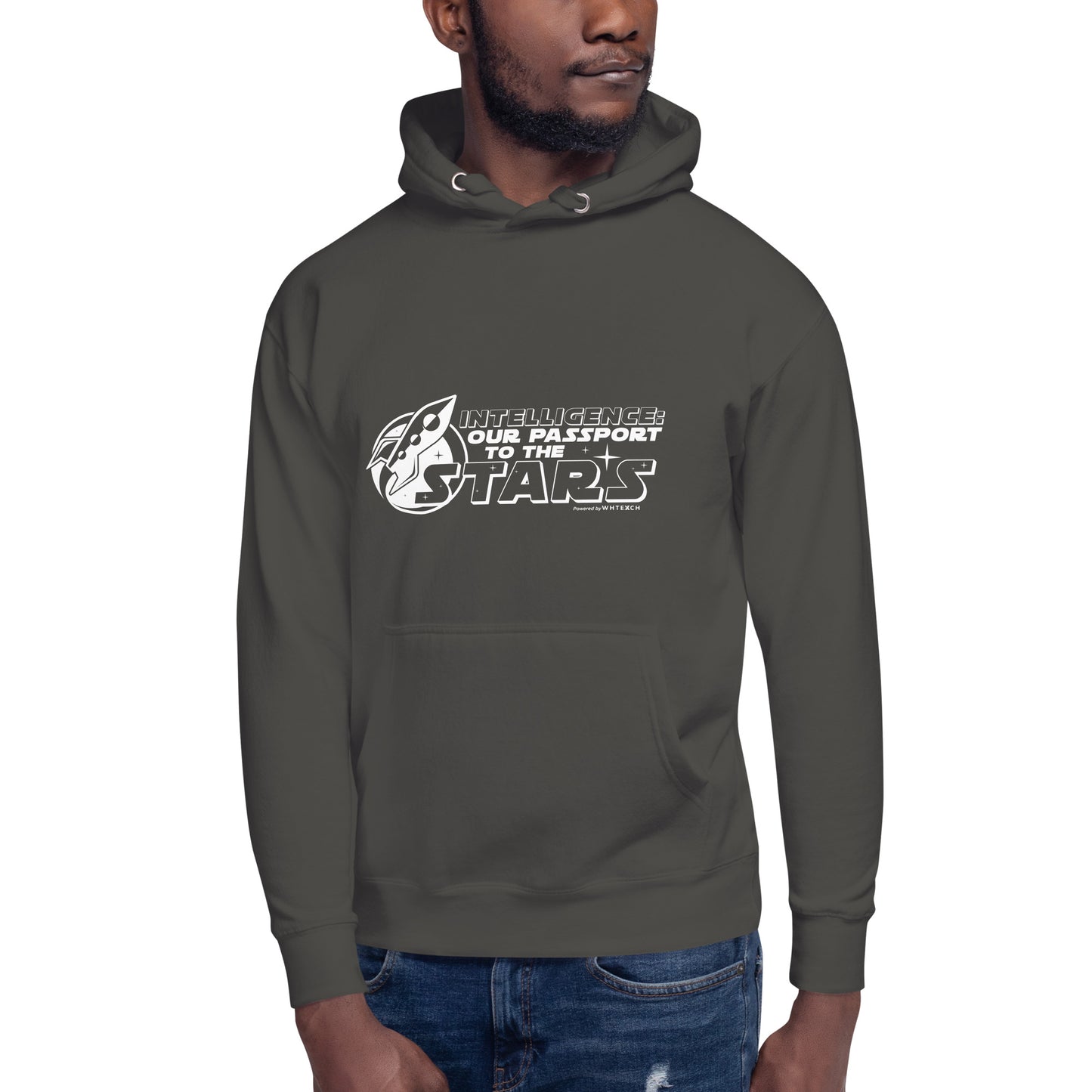 "Intelligence: Our Passport To The Stars"-Unisex Quality Cotton Hoodie