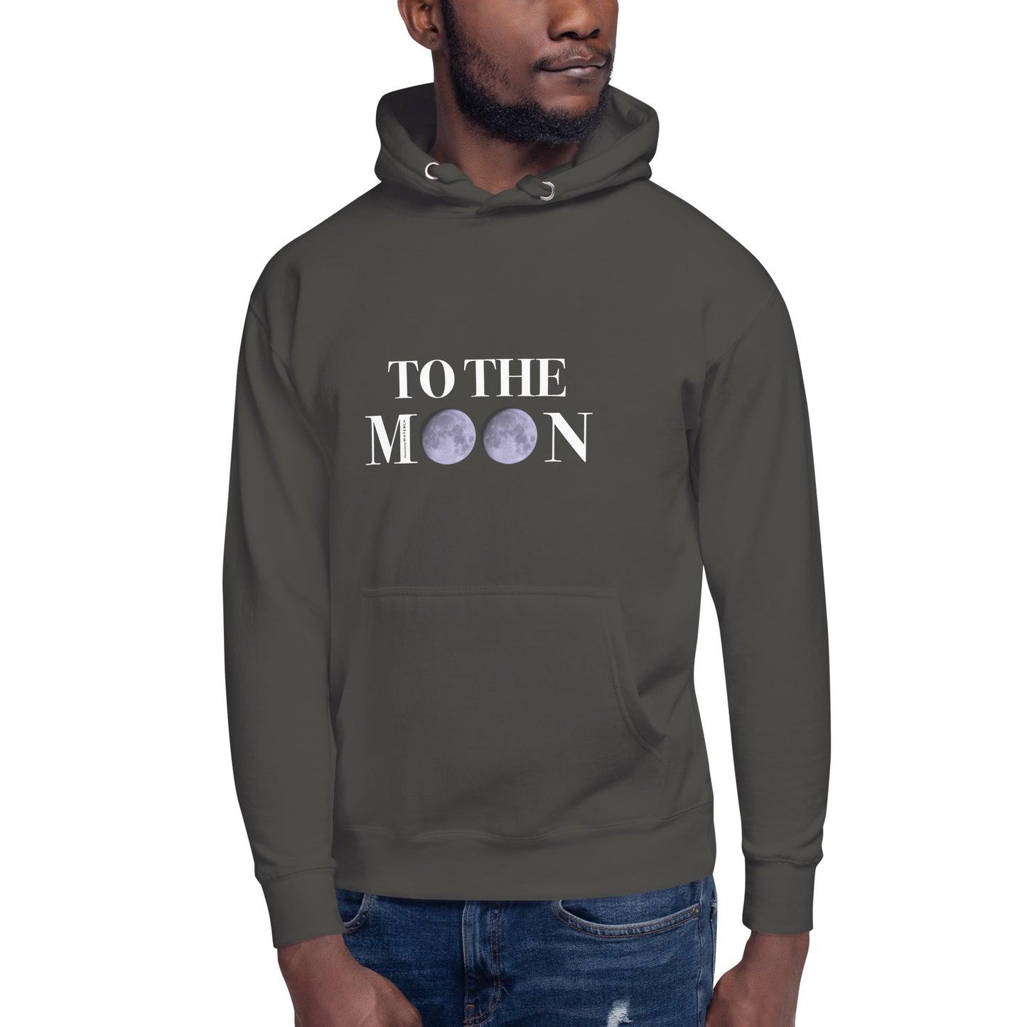 "To The Moon"-Unisex Quality Cotton Hoodie