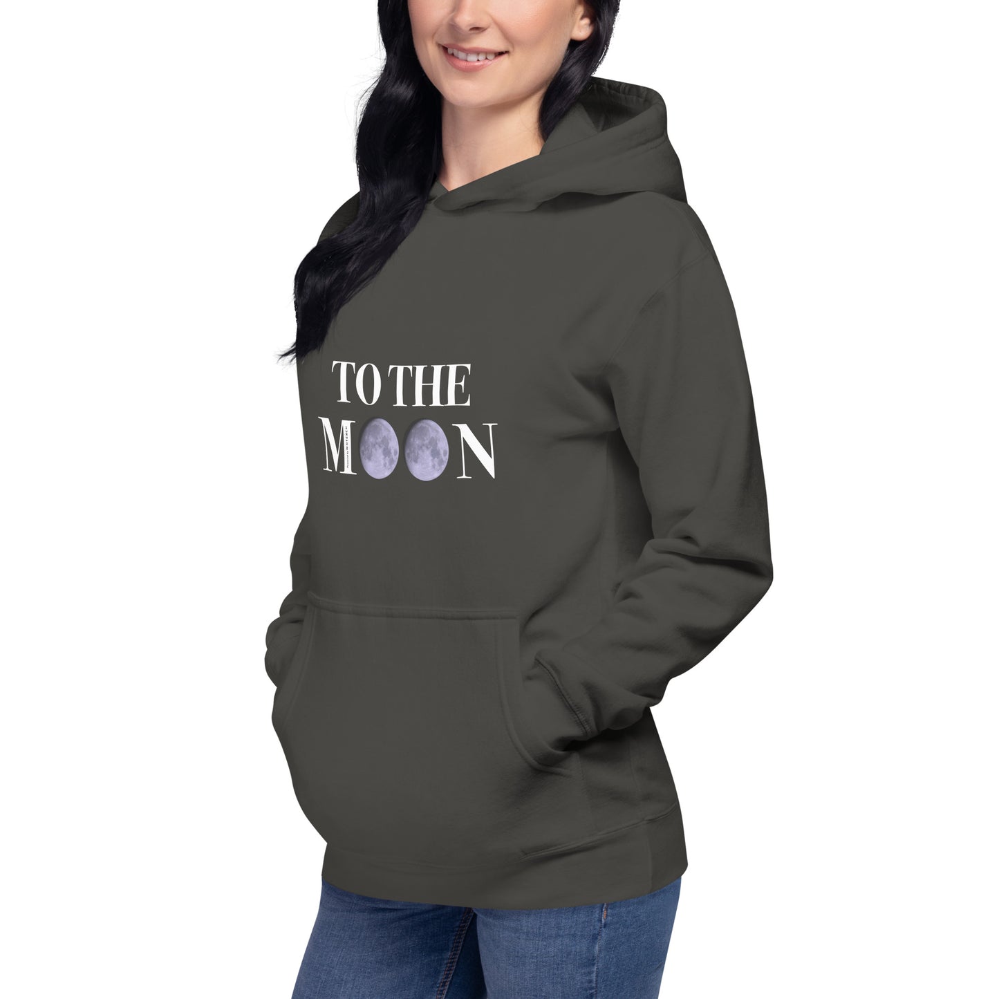 "To The Moon"-Unisex Quality Cotton Hoodie